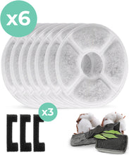 Cellavi Filters en Sponsjes voor Drinkfontein Vierkant - 6 Waterfilters en 3 Sponsjes (XL & Rond)
