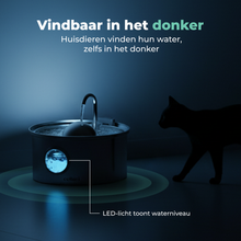 Cellavi RVS Drinkfontein Kat & Hond - Waterdispenser incl. Waterfilter