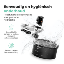 Cellavi Draadloze Drinkfontein RVS met Sensor - Waterfontein voor Kat en Hond met 3 Standen