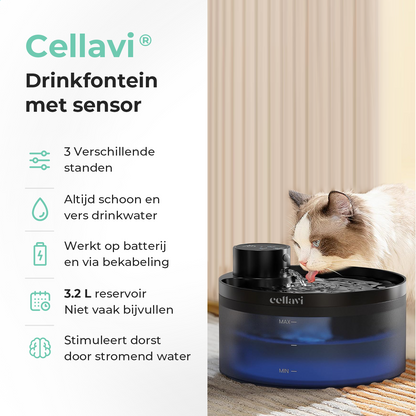 Cellavi Draadloze Drinkfontein met Sensor R2A