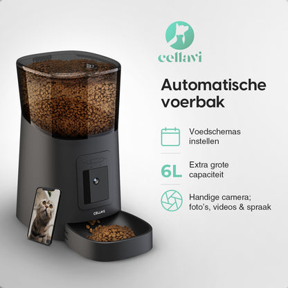 Cellavi Automatische Voerbak met Camera en App