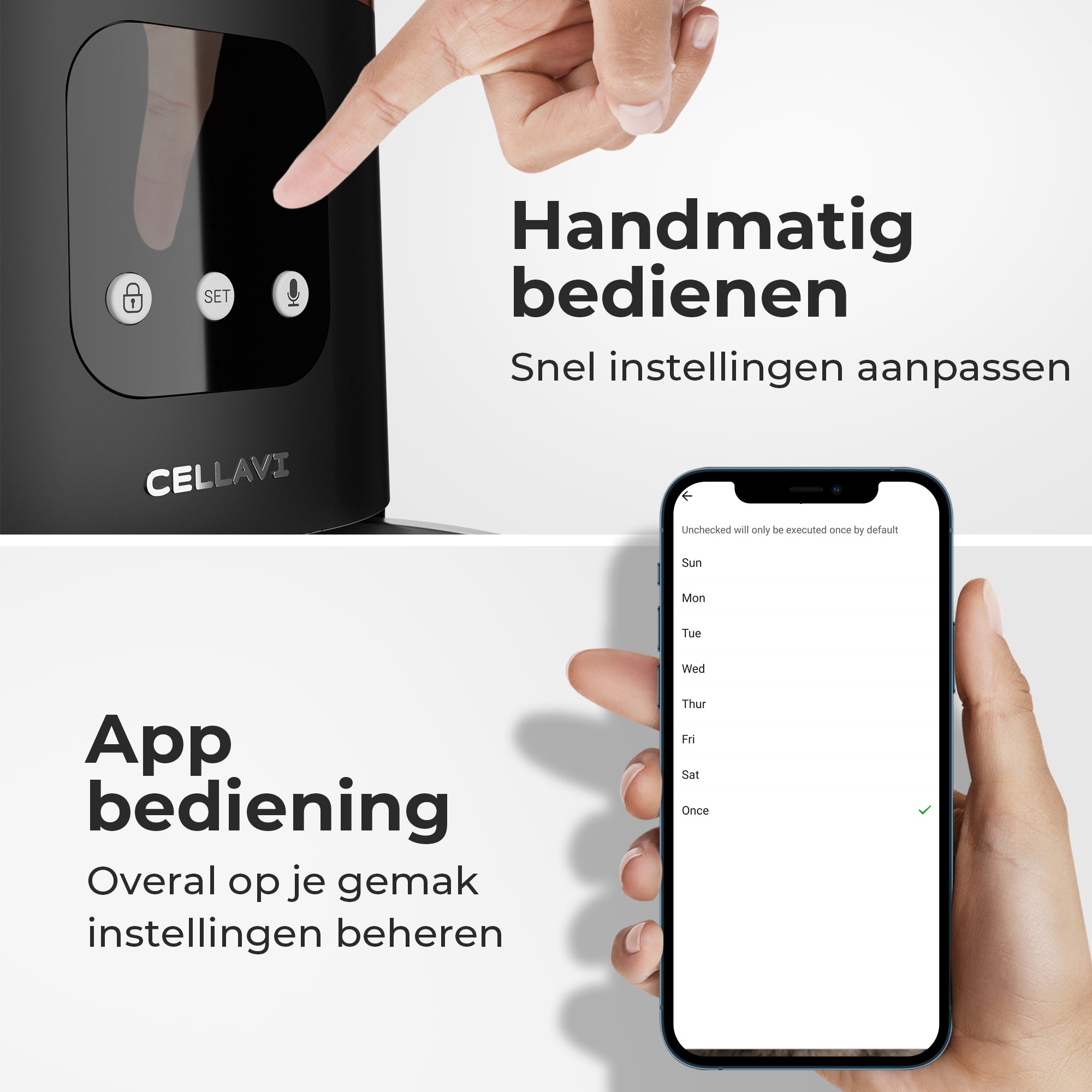Cellavi Automatische Voerbak met App