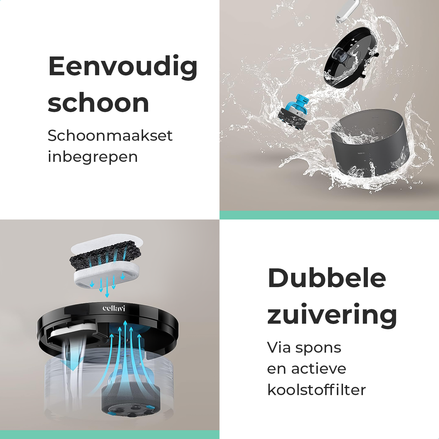 Cellavi Draadloze Drinkfontein met Sensor R2A