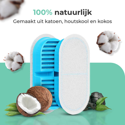 Cellavi Waterfilters Set voor Drinkfontein R3A-X - 6 Filters en 3 Sponsen