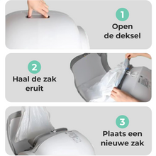 Cellavi 4 rollen Kattenbakzakken voor Automatische Kattenbak – Zelfreinigende kattenbakzakken - 15 stuks per rol – 45x50 CM