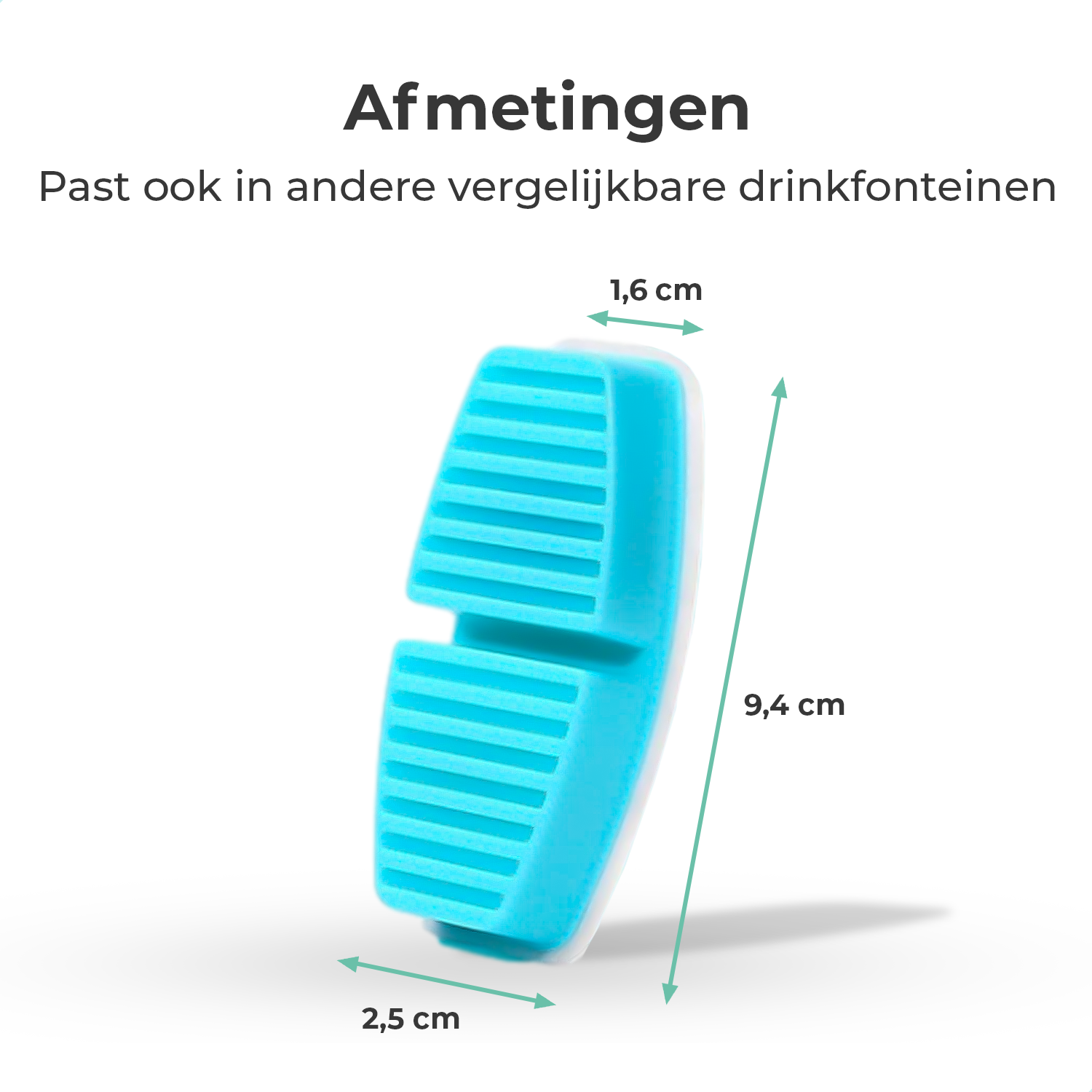 Cellavi Waterfilters Set voor Drinkfontein R2A - 6 Filters en 3 Sponsen