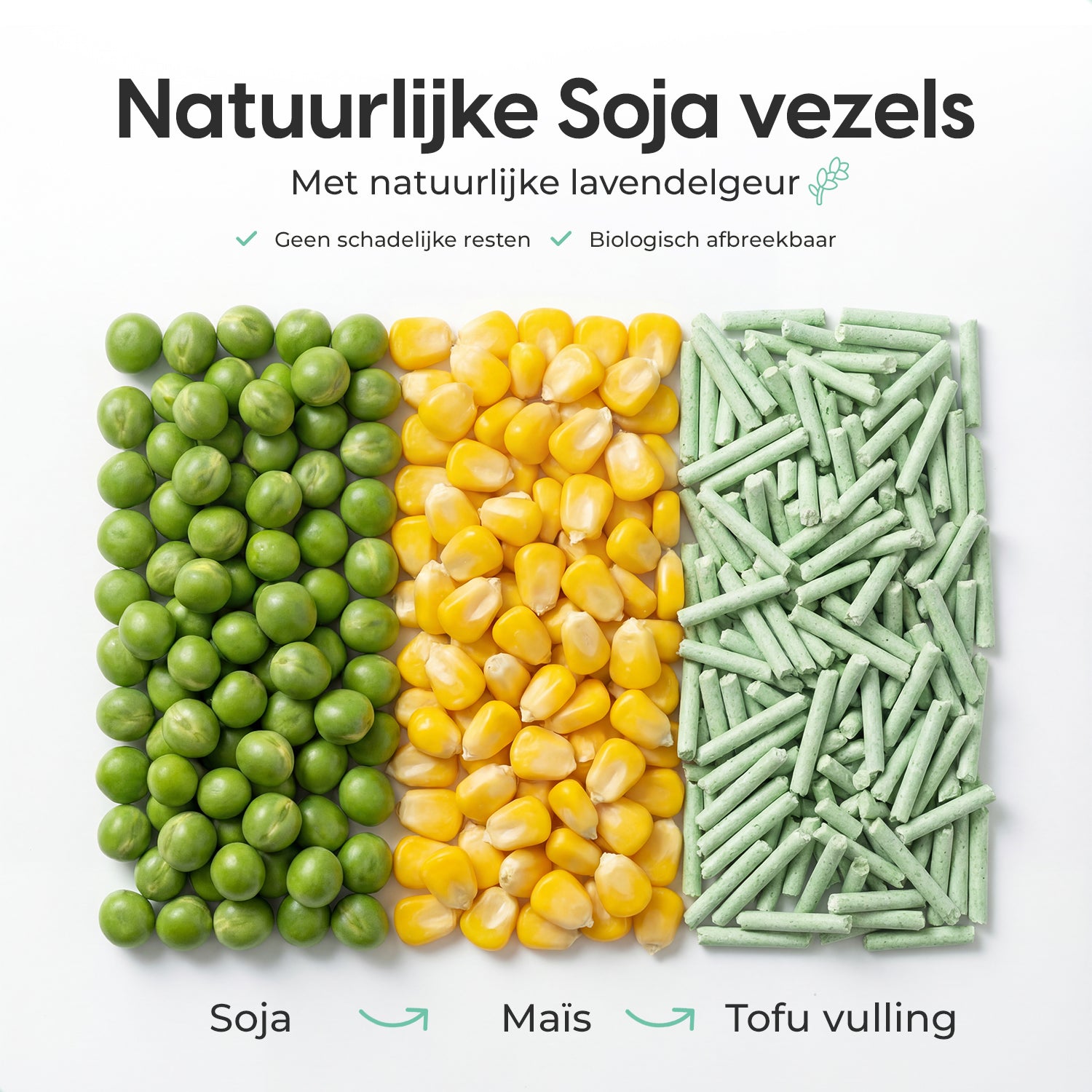 Cellavi Tofu Kattenbakvulling - 15L Lavendel