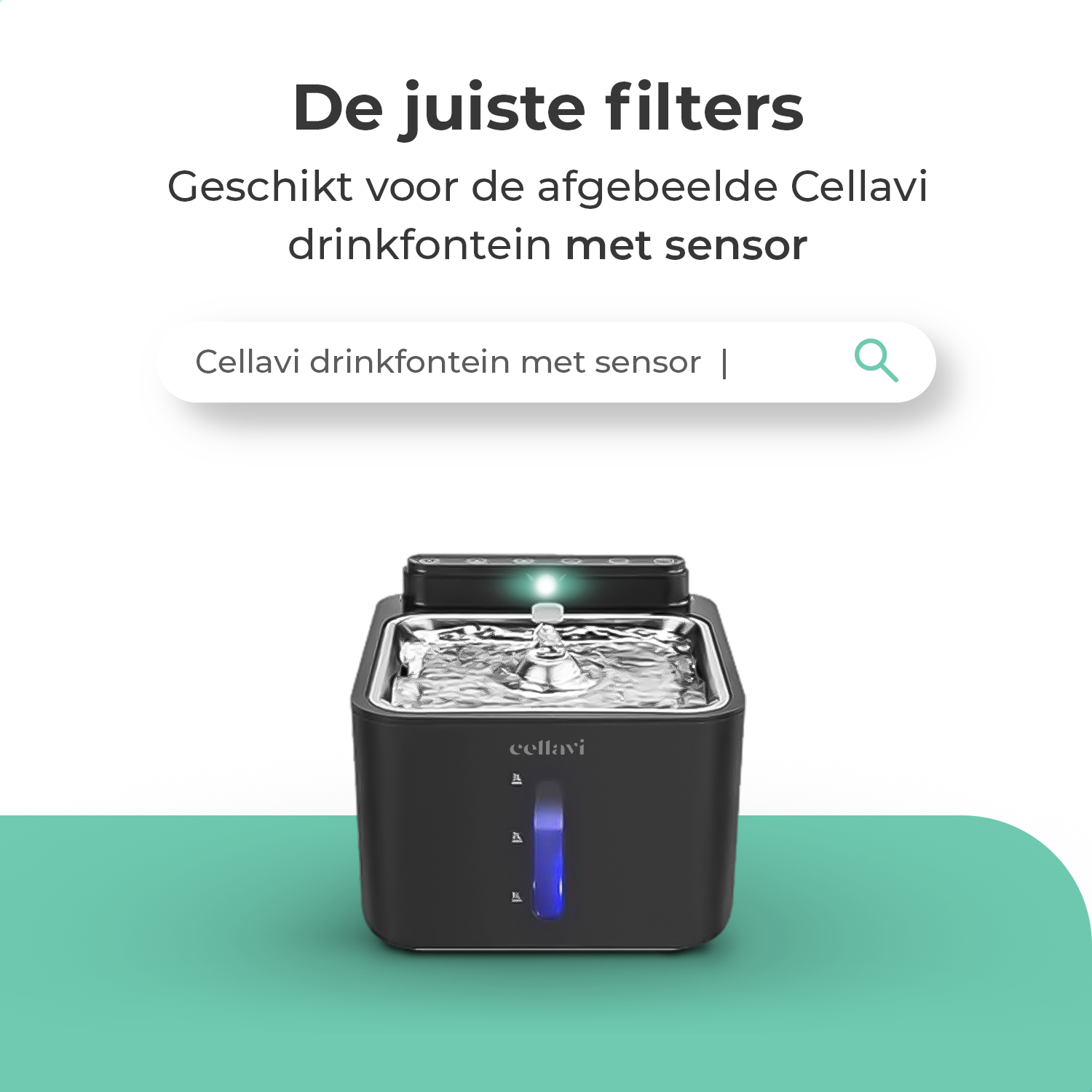 Cellavi Waterfilters Set voor Drinkfontein S2A-X - 10 Filters