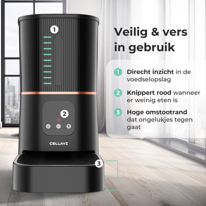 Cellavi Automatische Voerbak met App