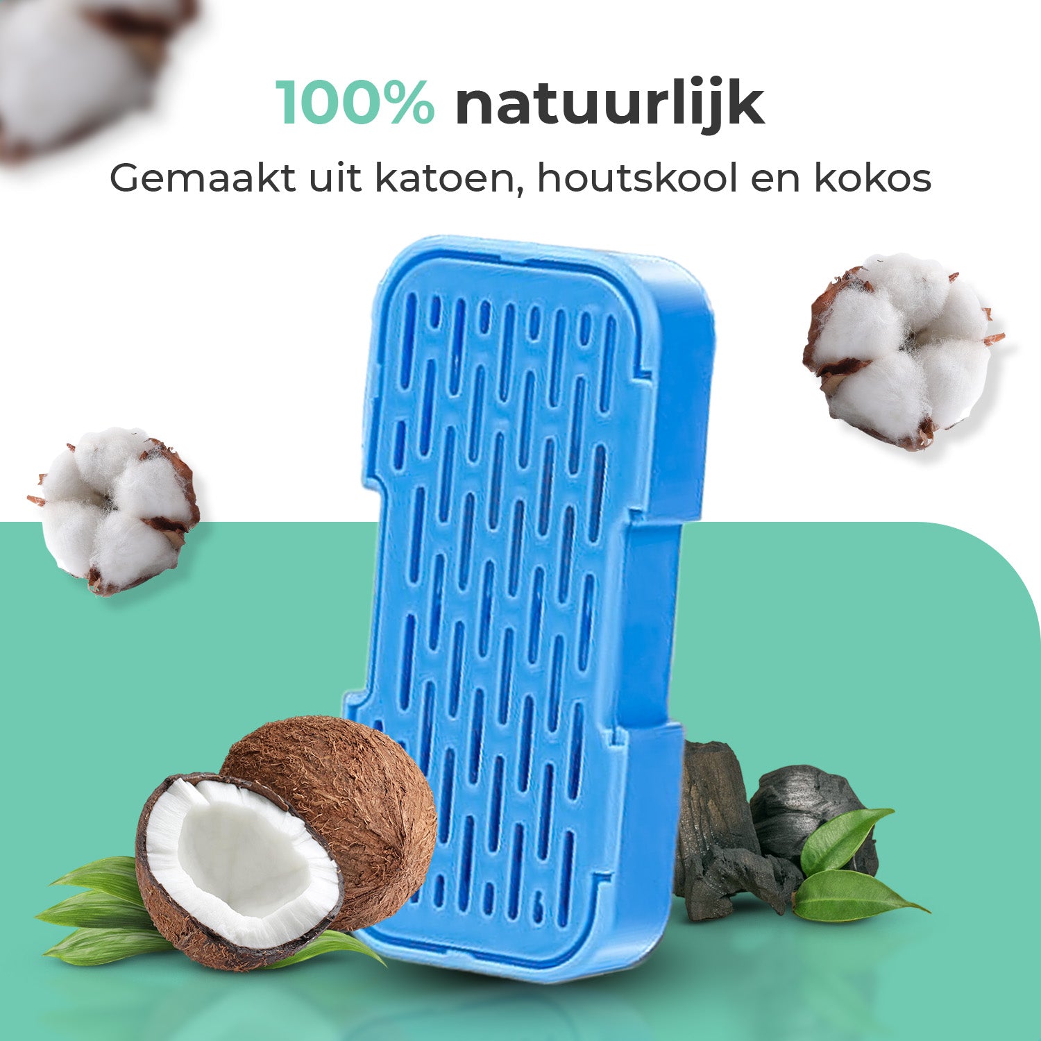 Cellavi Waterfilters Set voor Drinkfontein R1X - 6 Filters en 3 Sponsen