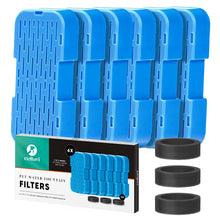 Cellavi 3 in 1 Waterfilters & Filtersponsjes voor Drinkfontein R1X Kat en Hond - 6 Waterfilters & 3 Filtersponsjes