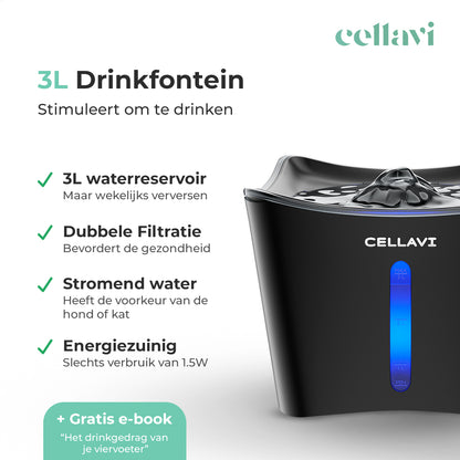 Cellavi Drinkfontein S1 - Zwart