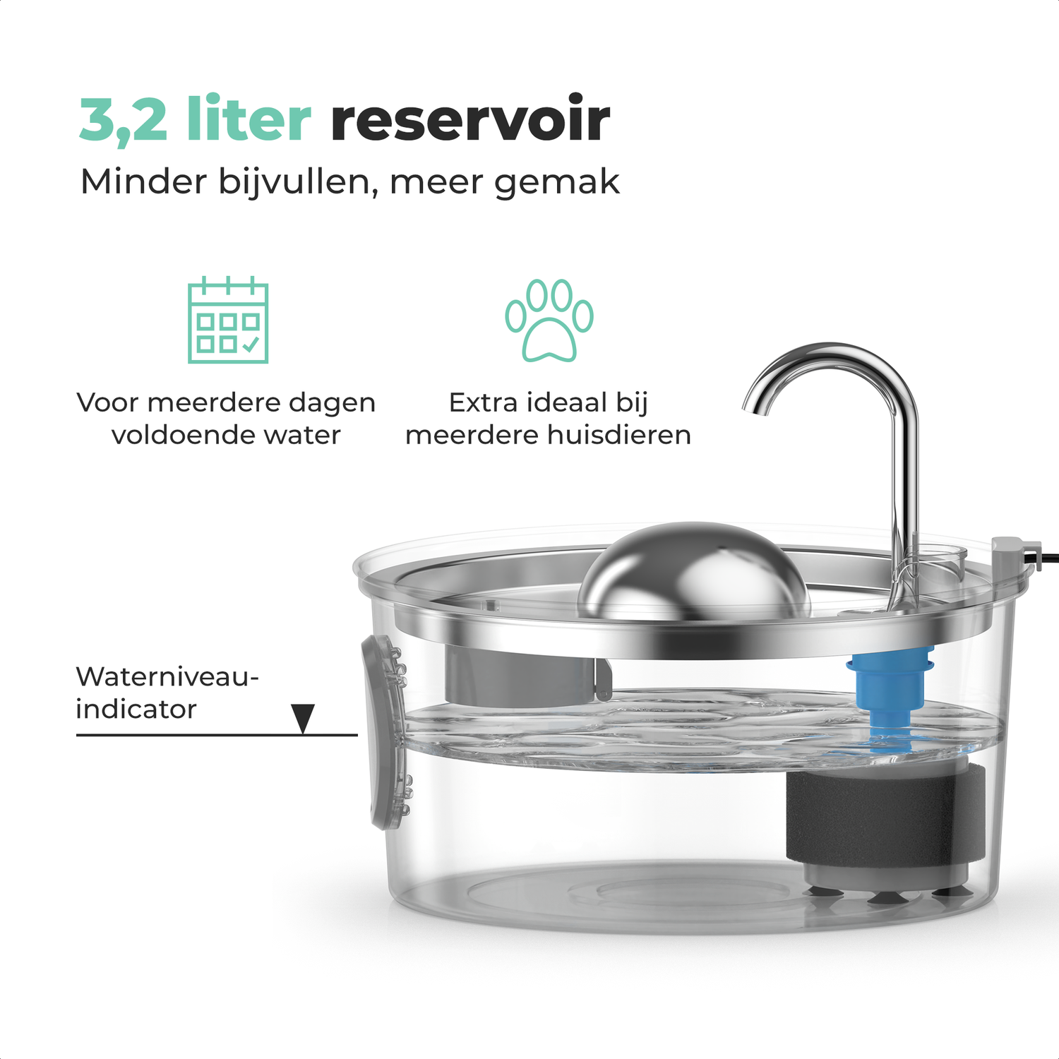 Cellavi RVS Drinkfontein R1X