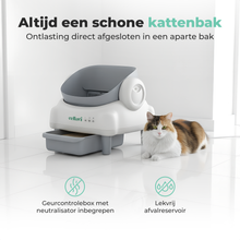 Cellavi Automatische Kattenbak – Zelfreinigende Kattenbak met App – Open-Top Design