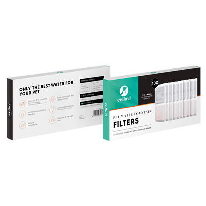 Cellavi Waterfilters Set voor Drinkfontein S2A-X - 10 Filters