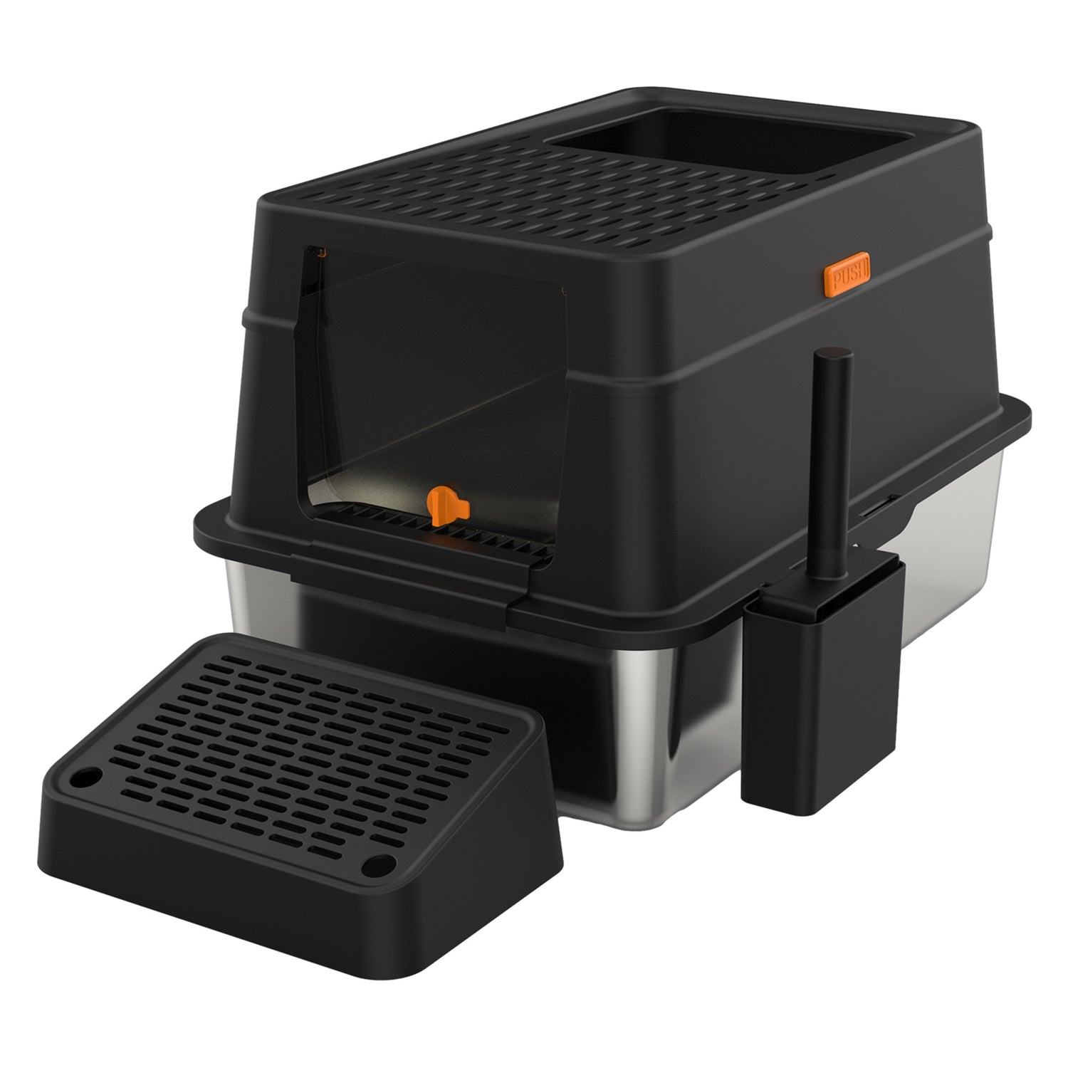 Cellavi RVS Kattenbak XL - Zwart