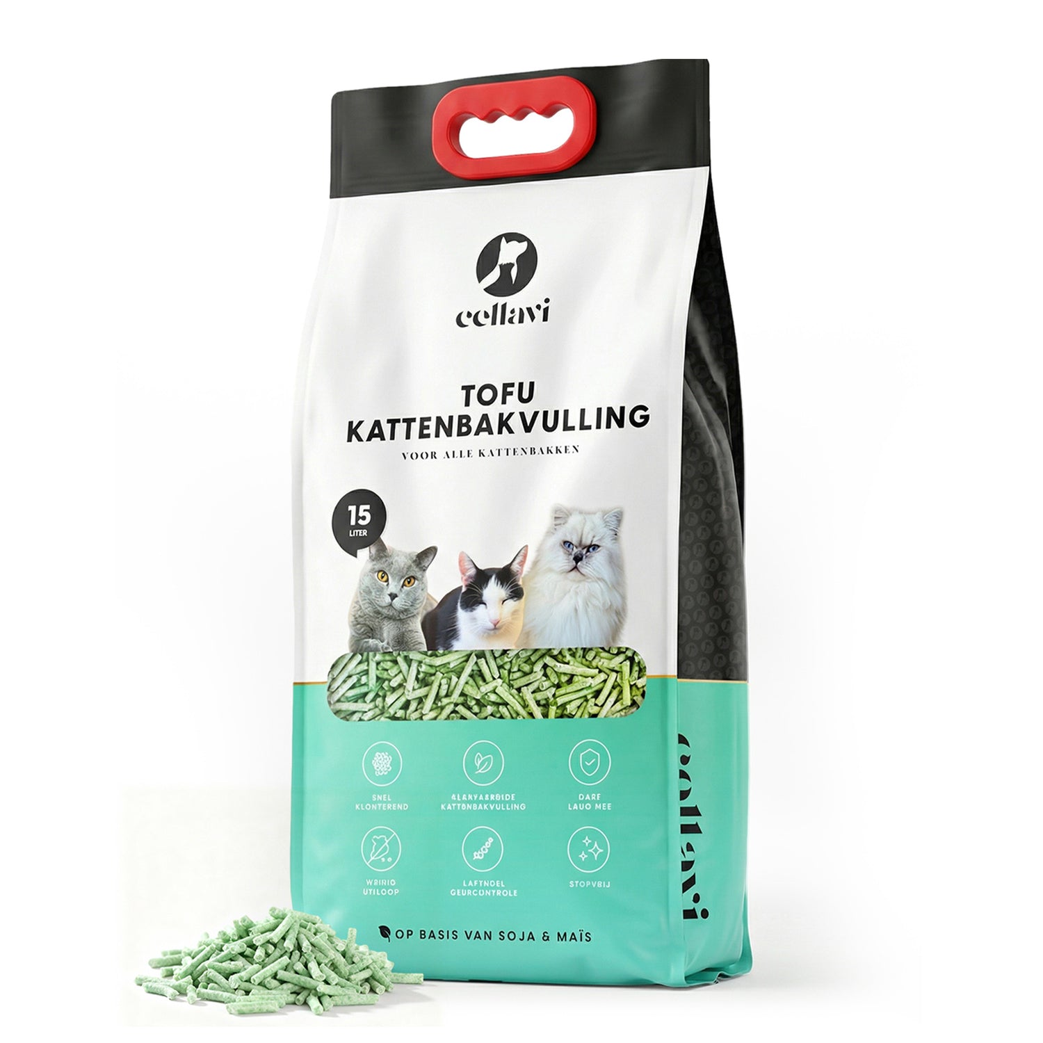 Cellavi Tofu Kattenbakvulling - 15L Lavendel