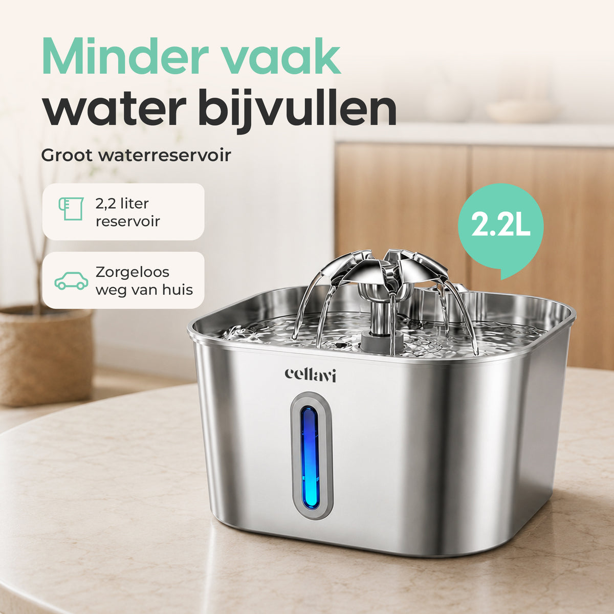 Cellavi RVS Drinkfontein R2X