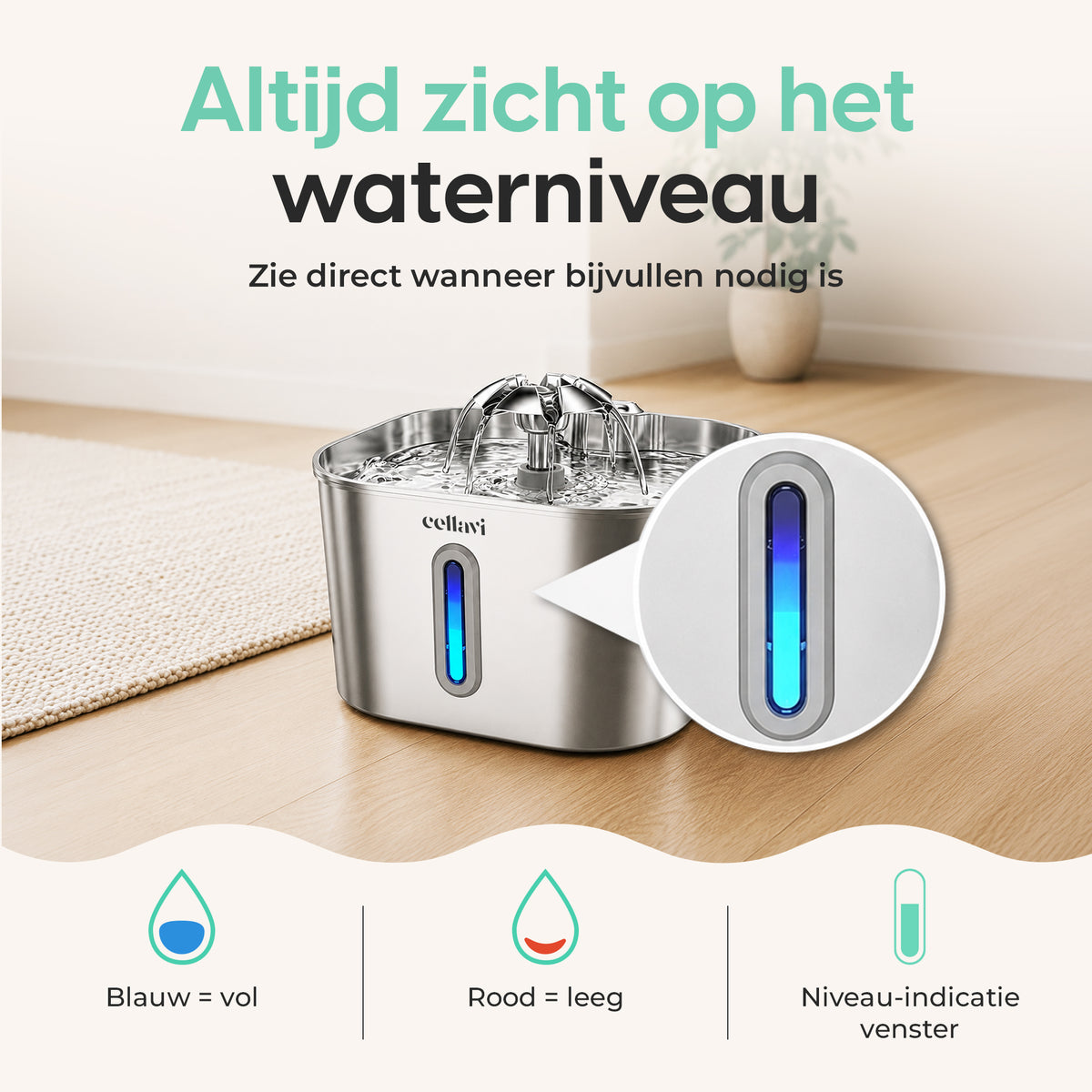 Cellavi RVS Drinkfontein R2X