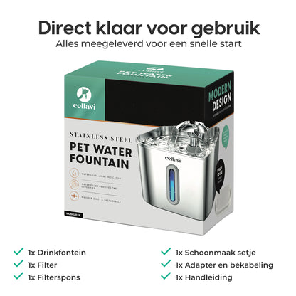 Cellavi RVS Drinkfontein R2X
