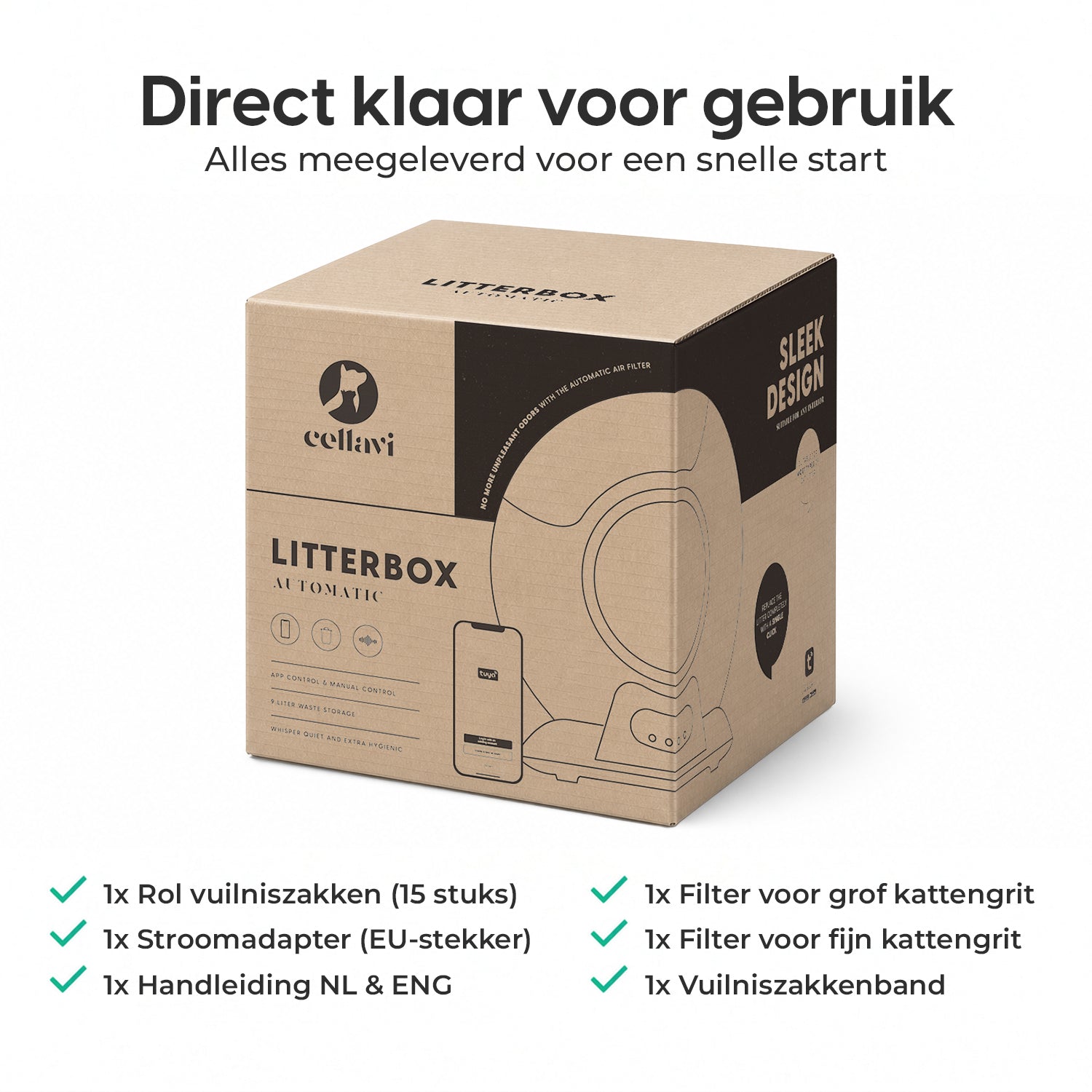 Cellavi Automatische Kattenbak VI-B