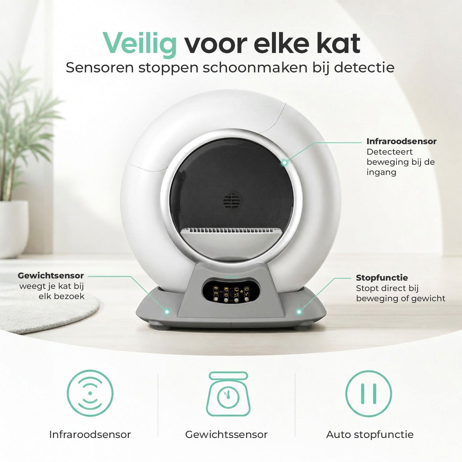 Cellavi Automatische Kattenbak VI-B