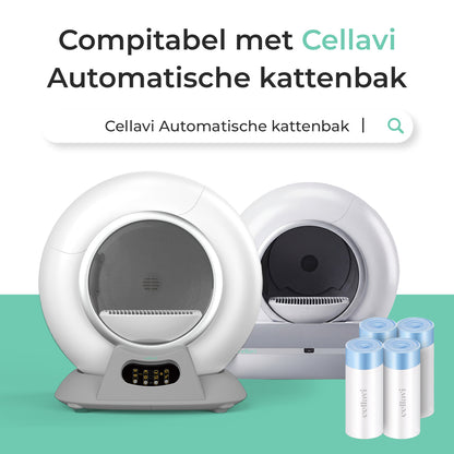 Cellavi Kattenbakzakken voor Automatische Kattenbak VI-A en VI-B - 4x15