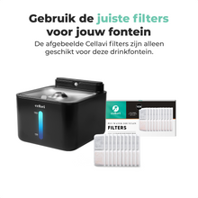 Cellavi S2A-X - Draadloze RVS Drinkfontein Kat met Sensor - Waterfontein Kat en Hond met 3 Standen