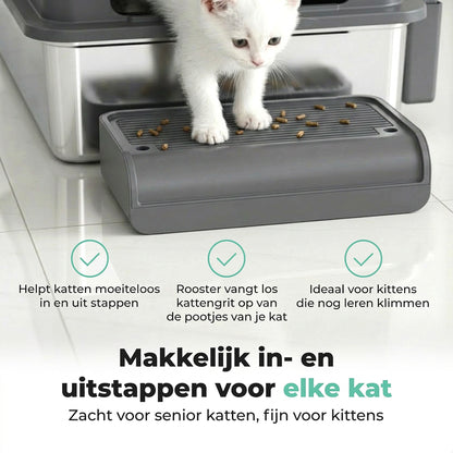 Cellavi RVS Kattenbak XXXL - Grijs